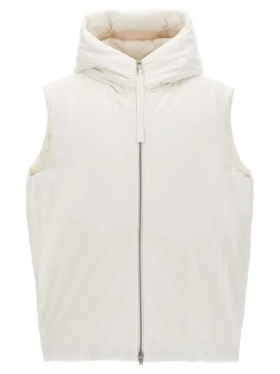 Jil Sander '01' Vest In White