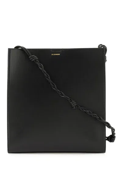 Jil Sander 'tangle' Medium Shoulder Bag In 黑色的