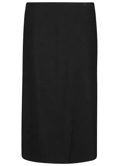 Jil Sander A-line Skirt In Black