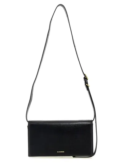 Jil Sander 'all-day' Crossbody Bag In Black