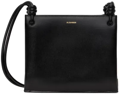 Jil Sander Black Giro Crossbody Bag In 001 Black