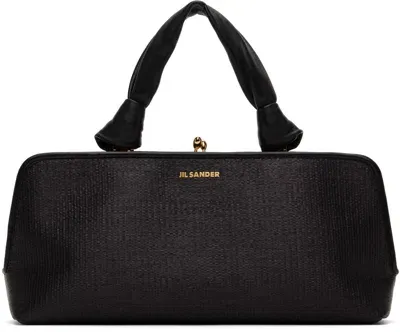 Jil Sander Black Goji Small Bag In 001 Black