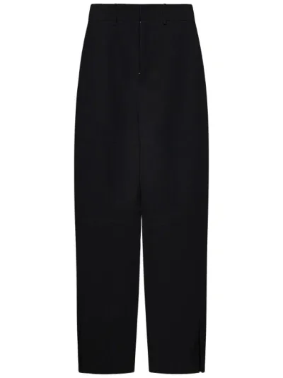 Jil Sander Black Lana Trousers