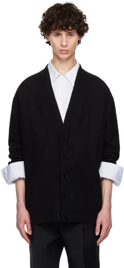 Jil Sander Black Oversized Cardigan