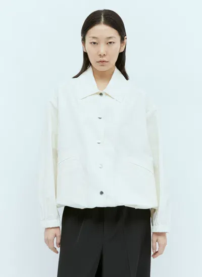 Jil Sander Blouson Shirt In Multicolor