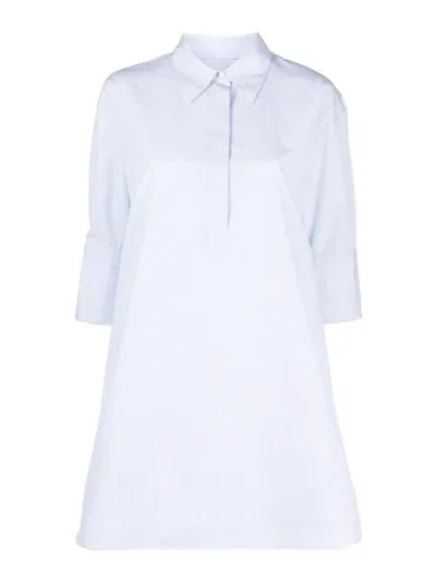 Jil Sander Cotton Shirt In Blue