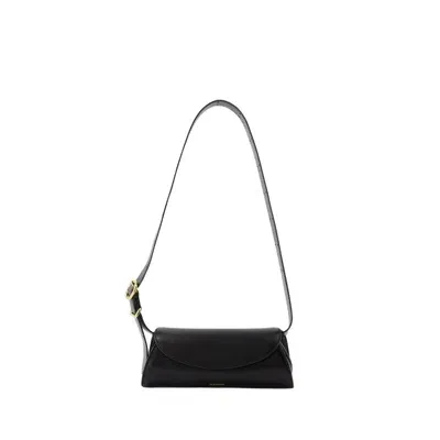 Jil Sander Cannolo Mini Purse -  - Leather - Black In White