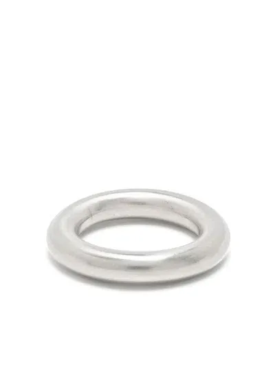 Jil Sander Chunky-band Ring In Silver