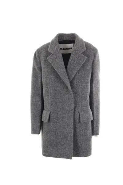 Jil Sander Coats In Grey