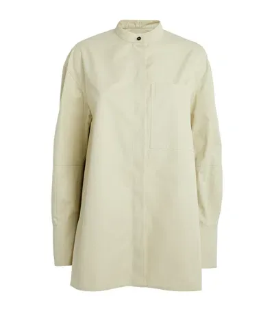 Jil Sander Cotton Boxy-fit Shirt In White