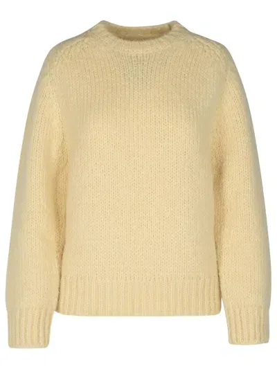 Jil Sander Cream Mohair Blend Sweater