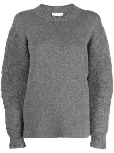 Jil Sander Crew-neck Jumper In Grey