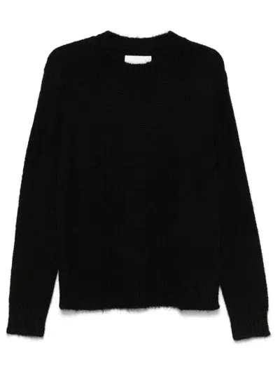 Jil Sander Crew-neck Sweater In Black