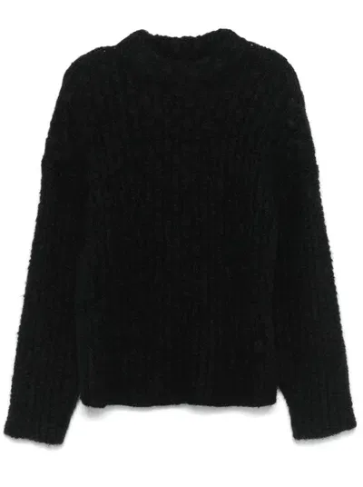 Jil Sander Crew-neck Sweater In Black