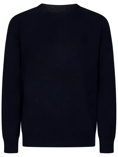 Jil Sander Crewneck Knitted Jumper In Black