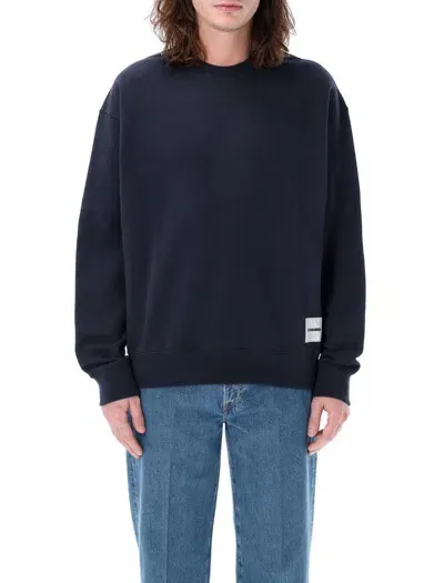 Jil Sander Crewneck Sweatshirt In Blue