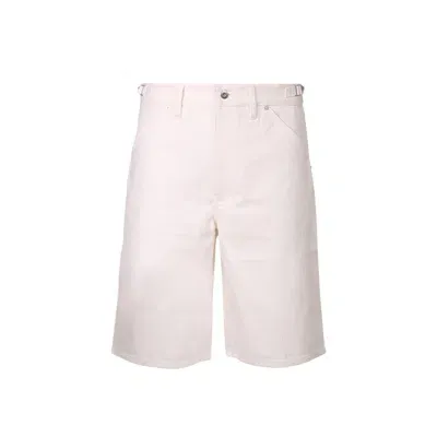 Jil Sander Denim Shorts In White