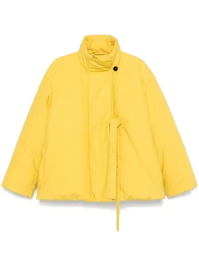 Jil Sander Down Coat In Yellow