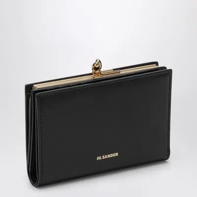 Jil Sander Goji Black Small Wallet