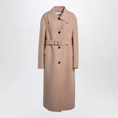 Jil Sander Granite Coat In Pink