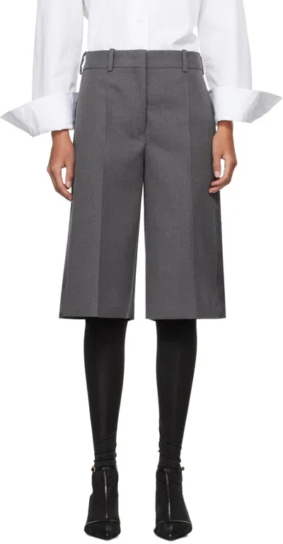 Jil Sander Gray Layered Shorts In 037 Koala