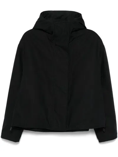 Jil Sander + Hooded Jacket In Black