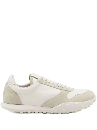 Jil Sander Leather Sneakers In Beige