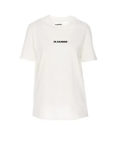 Jil Sander Logo T-shirt In Red