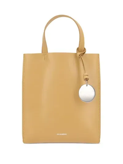 Jil Sander Mini Bond Tote Bag In Yellow