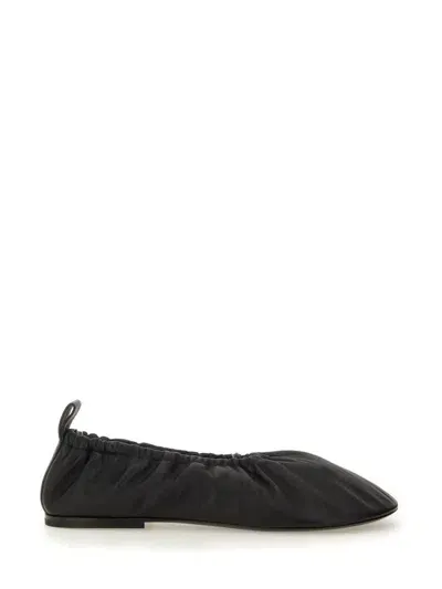 Jil Sander Nappa Ballerina In Black