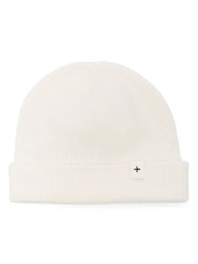 Jil Sander Ribbed-knit Beanie In White