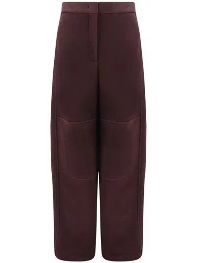 Jil Sander Straight-leg Trousers In Red