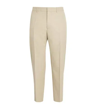 Jil Sander Straight Tailored Trousers In Gold