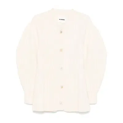 Jil Sander Sweaters In White