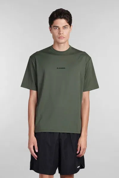 Jil Sander T-shirt In Green