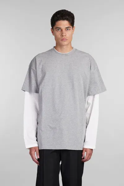 Jil Sander T-shirt In Grey