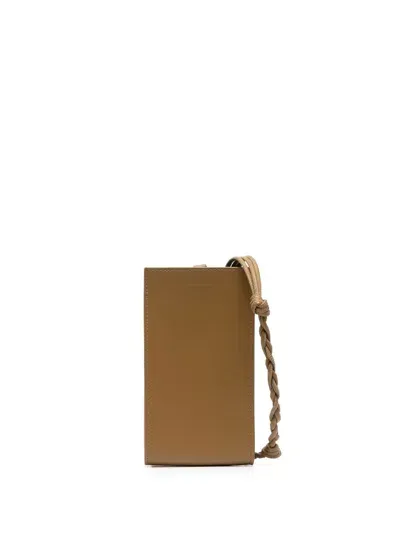 Jil Sander Tangle Phone Case In Brown