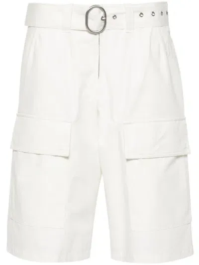 Jil Sander Water-repellent Shorts In Neutrals