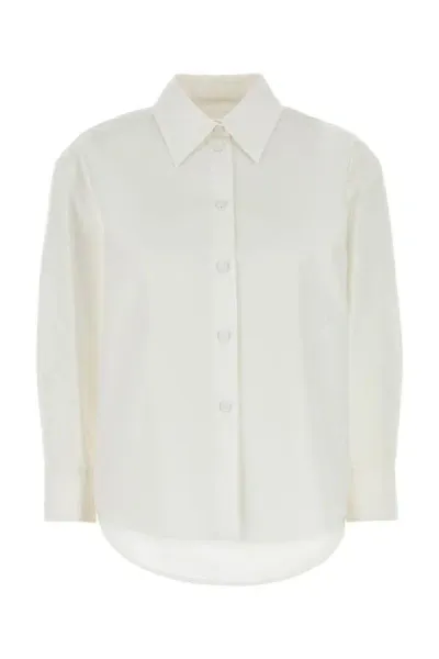 Jil Sander Woman White Poplin Shirt