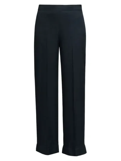 Jil Sander Women's Straight-leg Trousers In Navy