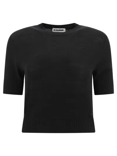 Jil Sander Wool Sweater In Black