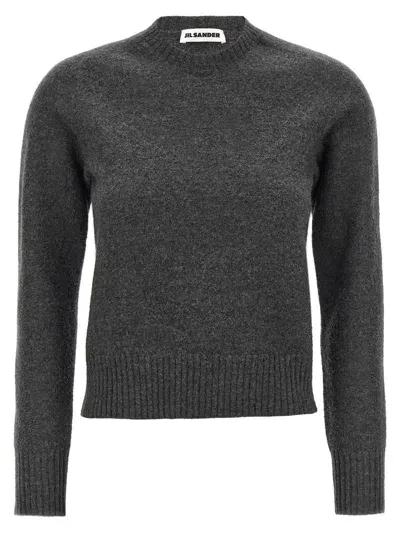 Jil Sander Wool Sweater In Grey