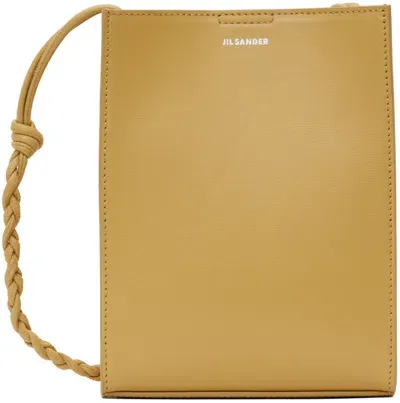 Jil Sander Yellow Tangle Small Bag In 741 Pale Yellow