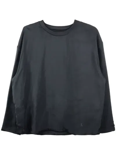 Jil Sander Zip-detail T-shirt In Black