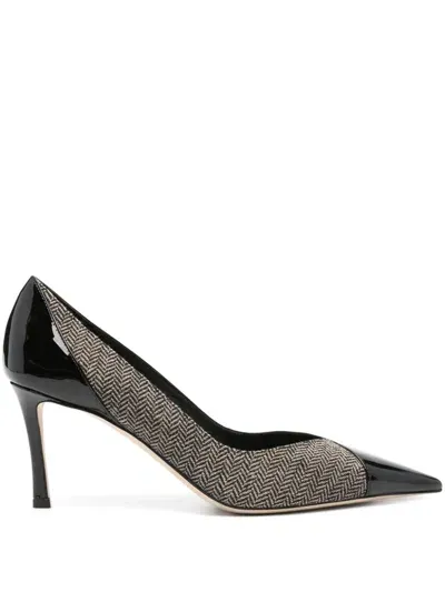 Jimmy Choo 75mm Cass Pumps In Black