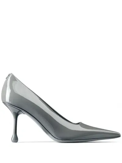 Jimmy Choo Ixia Pumps 80mm In Grey