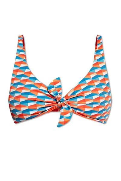 Jimmy Choo Apia Bikini Top In Multi