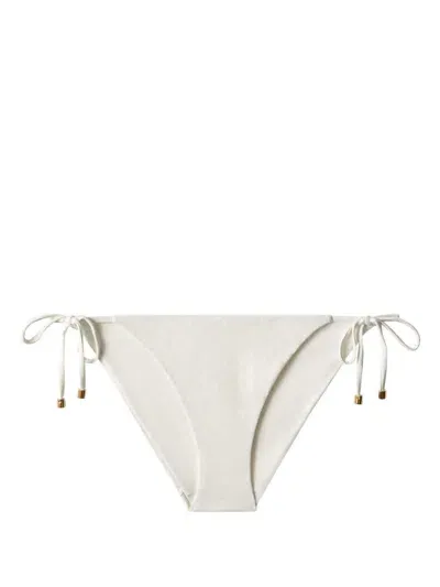 Jimmy Choo Monogram Aubrie Bikini Briefs In White