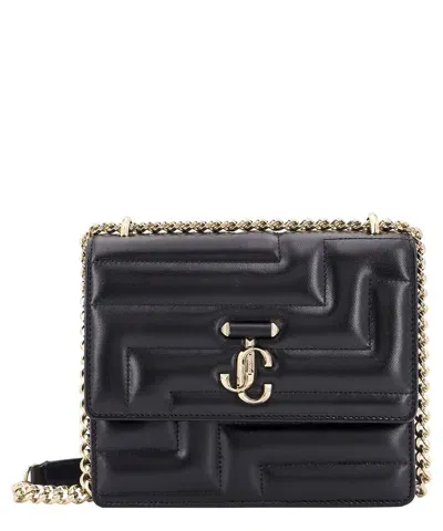 Jimmy Choo Avenue Quad Shoulder Bag In Black