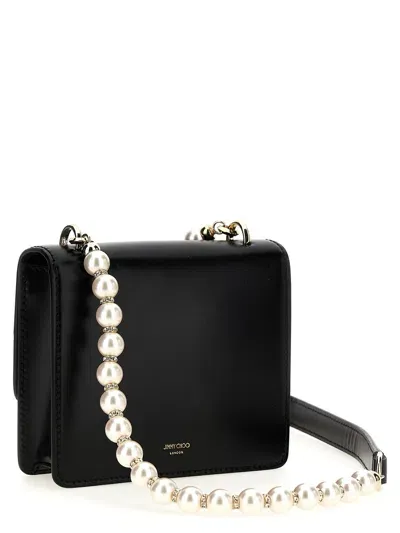 Jimmy Choo 'avenue Quad Xs' Shoulder Bag In Black